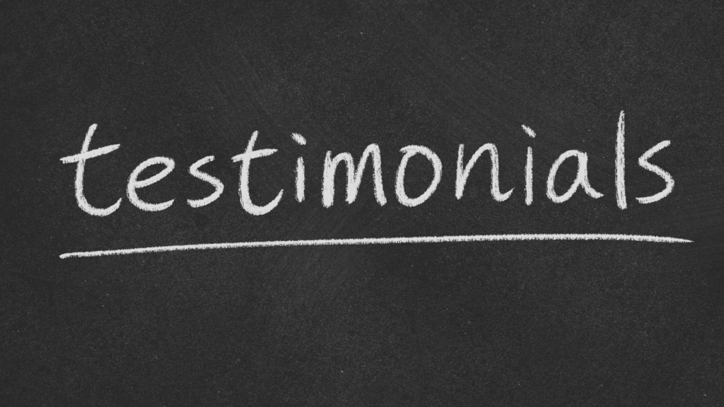 Designing Social Media Testimonials